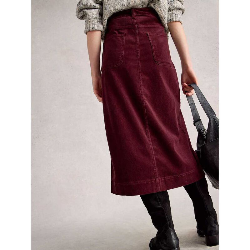 White Stuff Tia Cord Midi Skirt image number 1